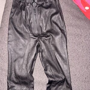 Off-White Black Leather Accessory